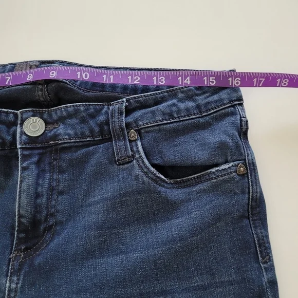 Kut from the kloth distressed dark denim jeans - Picture 6 of 8